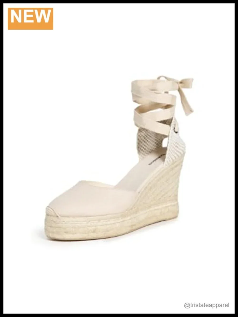 Platform Wedge Espadrille Sandal Linen Braided Jute Ankle Strap